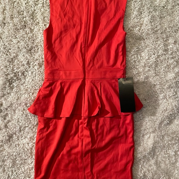 Bebe peek a boo peplum Dress - Picture 3 of 6